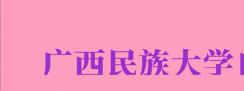 廣西民族大學(xué)自考（廣西民族大學(xué)自考招生官方網(wǎng)）